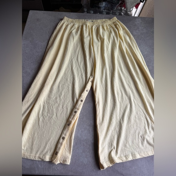 Free People Soft Yellow Lounge Pants - Picture 7 of 11